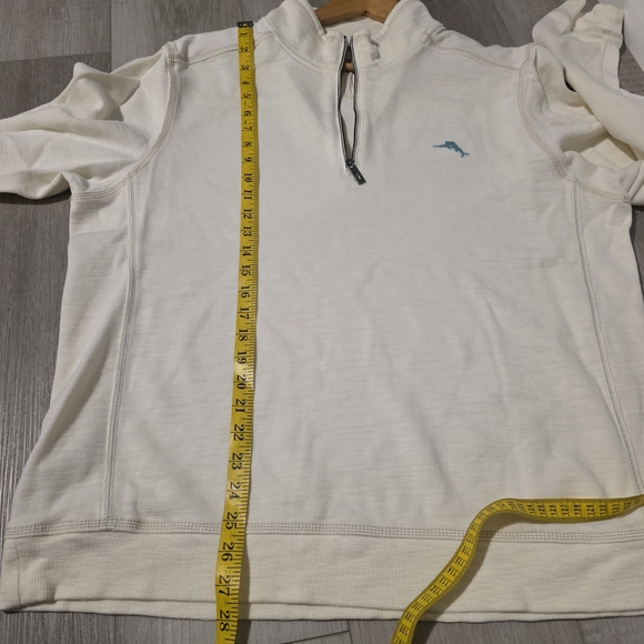Tommy Bahama Men's Tobago Bay 1/2 Zip Pullover Sweatshirt XL Pima Cotton Tencel - Picture 10 of 11